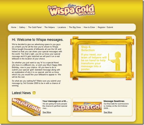 Wispa Gole Messages